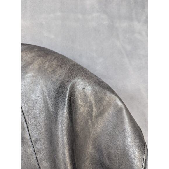 George Kriss by Maryse Roye Leather Jacket Made in Canada Womens Size 10 Vintage - Picture 12 of 12